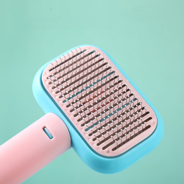 Next-Gen Massage Grooming Brush – Stainless Steel Comb for Cats & Dogs with Knot-Removing, Circulation-Boosting & Easy-Clean Features - Image 3