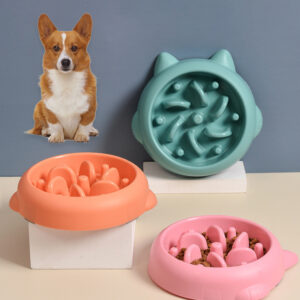 Anti-Choking Slow Feeder Bowl for Dogs & Cats – Promotes Healthy Eating and Digestion