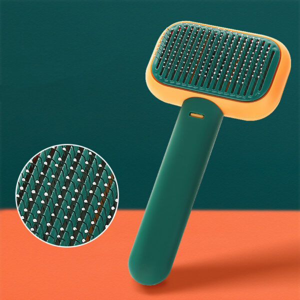 Next-Gen Massage Grooming Brush – Stainless Steel Comb for Cats & Dogs with Knot-Removing, Circulation-Boosting & Easy-Clean Features - Image 5
