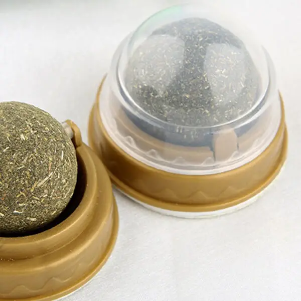 Catnip Ball Toy That Cleans Teeth While Making Your Cat Happy – Rotating Mint-Flavored Natural Dental Treat - Image 5