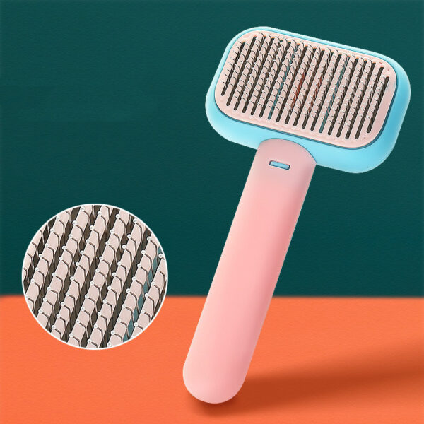 Next-Gen Massage Grooming Brush – Stainless Steel Comb for Cats & Dogs with Knot-Removing, Circulation-Boosting & Easy-Clean Features - Image 4